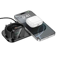 ESTACIÓN DE CARGA INALÁMBRICA 3 EN 1 HOCO CW65