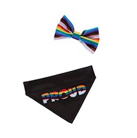 Set Corbata y Badana para perro - Proud