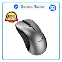 Mouse Genius ERGO 8100S AI Copilot Wireless 6 botones Silent Ergonómico Silver