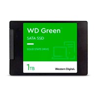 SSD WESTERN DIGITAL GREEN, WDS100T3G0A, 1TB, SATA 6GB/S, 2.5", 7MM.