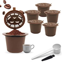 Capsulas de café reutilizables para Nespresso - 6 unidades
