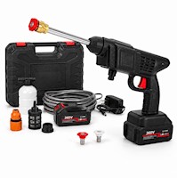 Hidrolavadora Alta Presión Inalámbrica 360Vf Doble Batería Recargable Auto Hidro