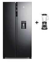 Refrigeradora Electrolux 436LT No Frost Side By Side Inverter + Licuadora EBS30 ELECTROLUX