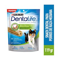 Dentalife Snacks Para Perros Razas Medianas 119 gr