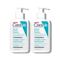 CeraVe Gel Limpiador Blemish Control 236ml 2 Unidades