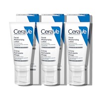 CeraVe Crema Hidratante Facial PM 52ml 3 Unidades