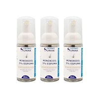 MINOXIDIL 5% ESPUMA 60ML - DERMO SUMAK 3 UND