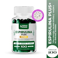Espirulina Plus 500Mg -100 Cap - Dermo Sumak + Regalo Pastillero