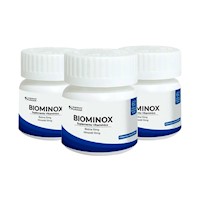 Biominox suplemento vitámico con Minoxidil y Biotina 60 und - Dermosumak 3 unid