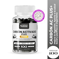 Carbon Ac Plus 400Mg -100 Cap - Dermos Sumak +Regalo Pastillero
