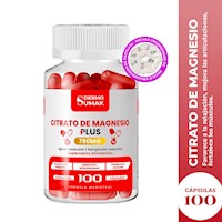 Citrato De Magnesio 100Mg -100 Cap - Dermo Sumak + Regalo Pastillero