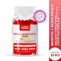 Inositol Acido Folico 100Mg - 100 Cap - Dermo Sumak + Regalo Pastillero