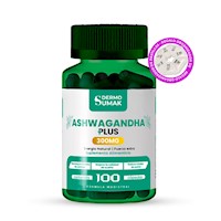 Ashwagandha Plus 100Mg - 100 Cap - Dermo Sumak + Regalo Pastillero