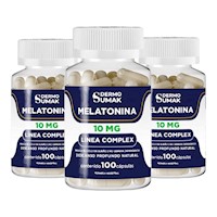 Melatonina 10mg 100 Cap Dermo Sumak 3 und