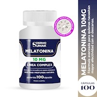 Melatonina Complex 10Mg - 100 Cap - Dermo Sumak + Regalo Pastillero