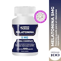 Melatonina Complex 5Mg - 100 Cap - Dermo Sumak + Regalo Pastillero