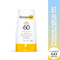 Foto Protector Solar en Gel 60 SPF- Dermosol