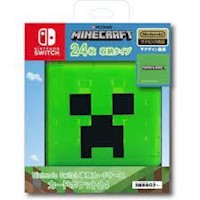 Case Portajuegos Nintendo Switch Estuche Card Pocket 24 Slots Minecraft