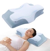 Almohada ortopedica viscoelastica con gel + funda tela