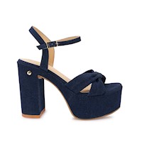 Sandalia D'orsay Casual DEXA-2615 Azul Piazza
