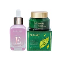 Facial Dr Rashel Suero Vitamina E Antimanchas+Crema Hid Te Verde