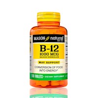 Vitamina B-12 Mason 1000 Mcg 100 tabletas Subl