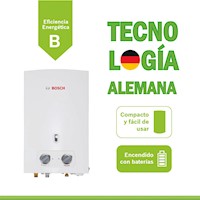 Bosch Terma A Gas Glp 10 Lt Automática + Kit