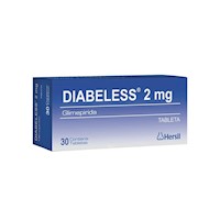 Diabeless 2 mg Tabletas