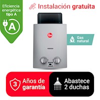 TERMA A GAS 8L GAS NATURAL GN - TIRO NATURAL SIN DUCTO