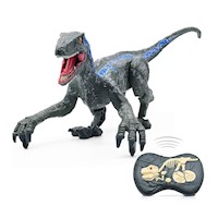 Dinosaurio Velociraptor Con Control Remoto