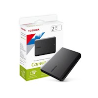 Disco Duro Pórtatil Toshiba Canvio Basics - Externo - 2TB - Negro - USB 3.0