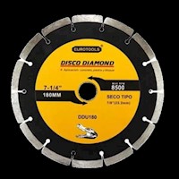 Disco Diamantado Segmentado 7" Eurotools - Amarillo