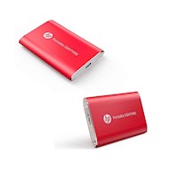 Disco SSD Externo HP P500 500GB USB 3.1 Tipo-C Rojo