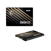 Disco SSD MSI SPATIUM S270 SATA 2.5 Pulgadas 240GB SATA III 6 Gbps