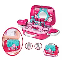 Set De Maquillaje De Juguete Maletin Para Niña Portatil 2 en 1