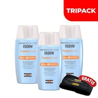 Tripack Isdin Fotoprotector 50+ Fusion Fluid - Frasco 50 ML