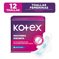 TOALLA FEMENINA KOTEX NT UF TELA C-A 12 NUEV