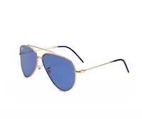 LENTES DE SOL RAYBAN AVIATOR REVERSE RB0101/ COLOR:AZUL Y DORADO