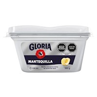 Mantequilla GLORIA con Sal en Pote 390gr