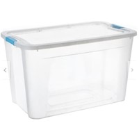 Caja De Plastico Super Fuerte Goliat Transparente