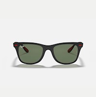 Lentes Solares Ray Ban RB4195M Polarizado Negro Scuderia Ferrari Collection