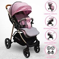 Coche Cuna BABY KITS «THOMMY» PINK