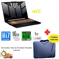 Laptop Asus Tuf F15 Fx507 Intel Core I7 13620h 16gb Ram 1tb Ssd 15.6 144hz Nvidia Rtx 4060 8gb