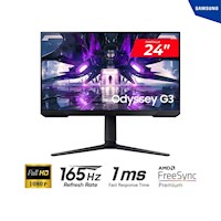 MONITOR SAMSUNG ODYSSEY G3 LED GAMING FLAT 24'' VA PIVOT 165GHz /1ms