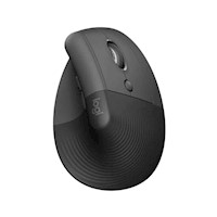 Mouse Logitech Lift Vertical Diestro Ergonómico Black Bluetooth USB