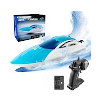 Bote RC de alta velocidad Leonidas 4DRC a control remoto (Versión 1 batería)