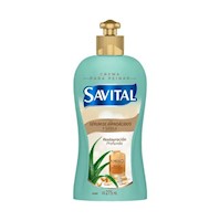 Savital Crema para Peinar Serúm de Aminoácidos y Sábila - Frasco 275 ML