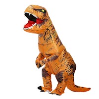 Disfraz Dinosaurio Rex Marrón Inflable Adulto Halloween Cosplay
