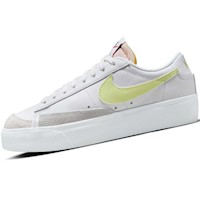 Zapatillas Nike Para Mujer Urbanas Blazer Low Platform - Blanco DJ0292-115