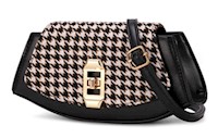 Siihenrry - Bolso de Cuero Vegano Mate DJB-0107-BK Negro